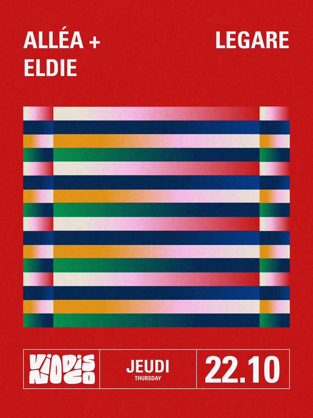 Vino Disco THURSDAY: Alléa, Eldi, Legare at Vino Disco flyer