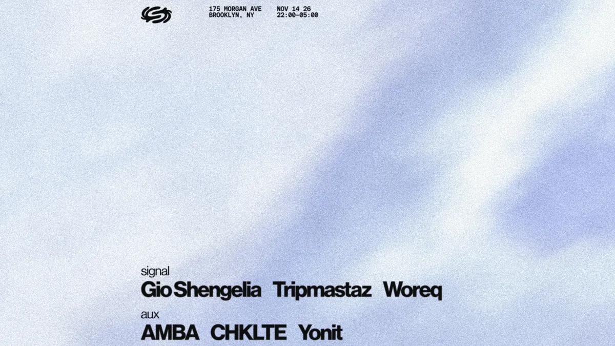 Gio Shengelia, Woreq, Tripmastaz, YONIT & Amba, CHKLTE at Signal flyer