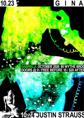 G I N A // ALL NIGHT LONG at Gabriela flyer