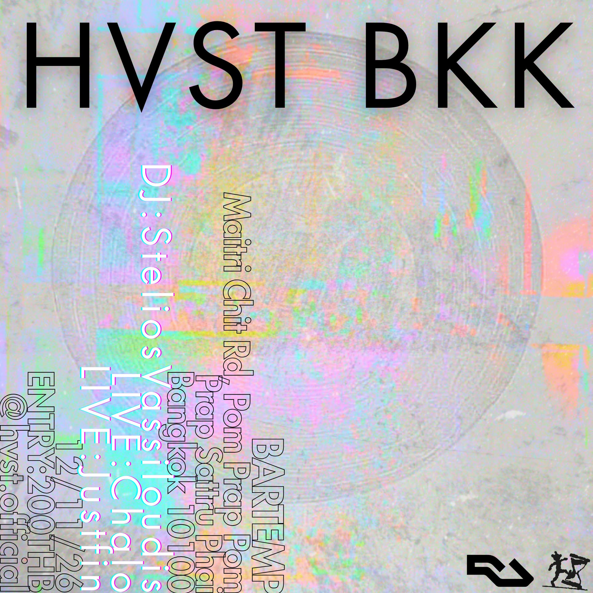 HVST BKK at Bar Temp. flyer
