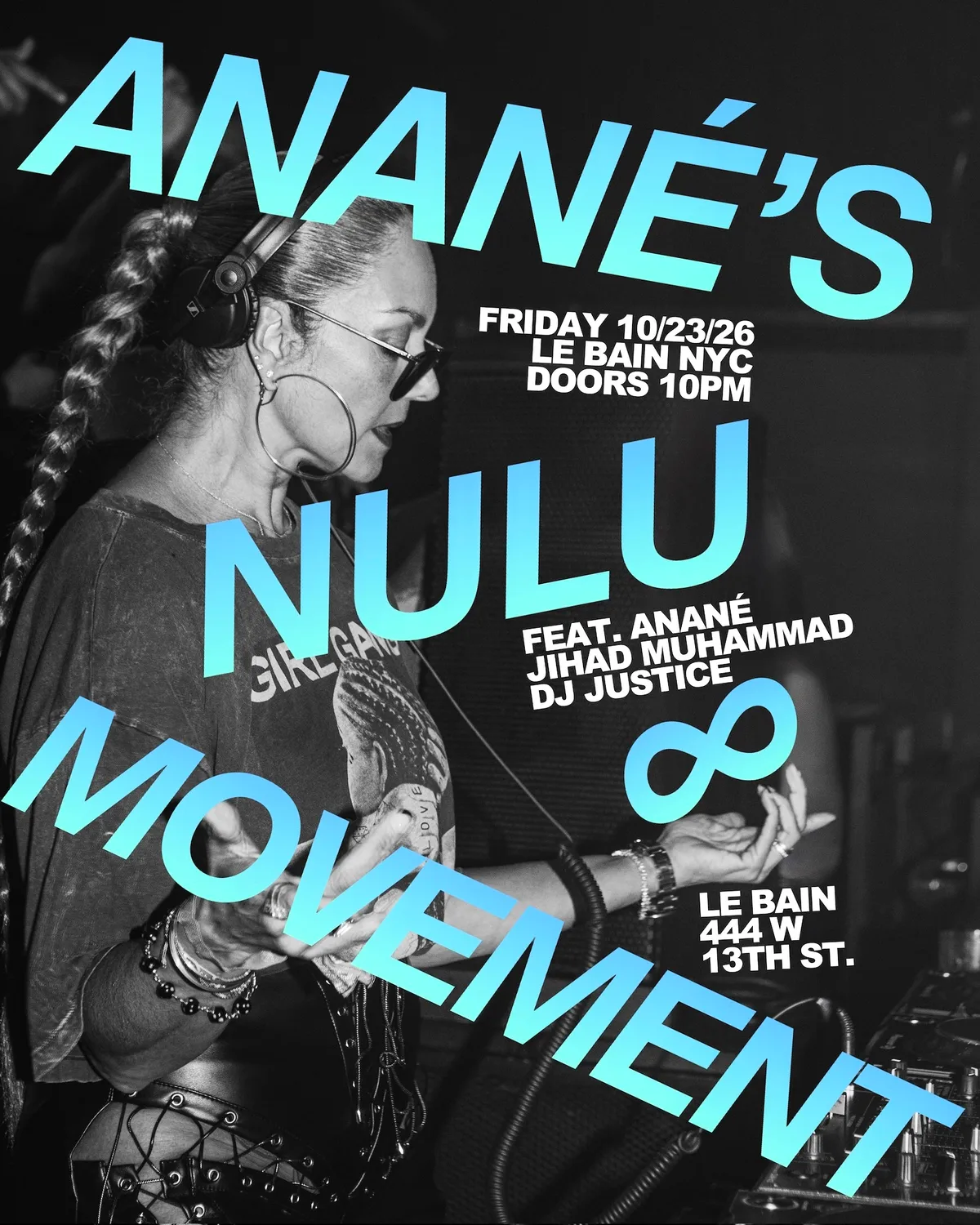 Nulu Movement by Anané at Le Bain flyer