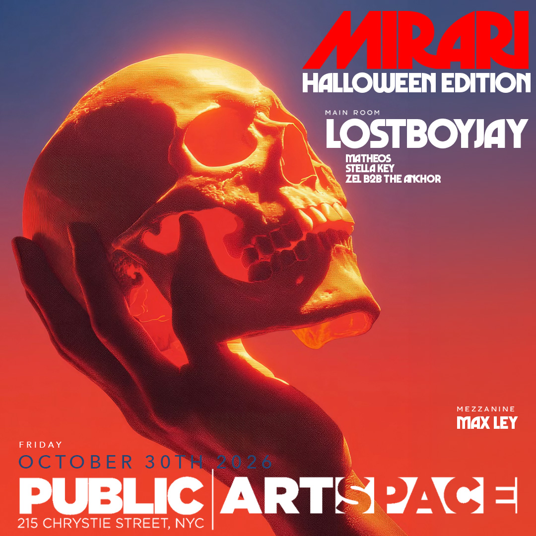 LOSTBOYJAY: Halloween at Public Hotel at ARTSPACE flyer