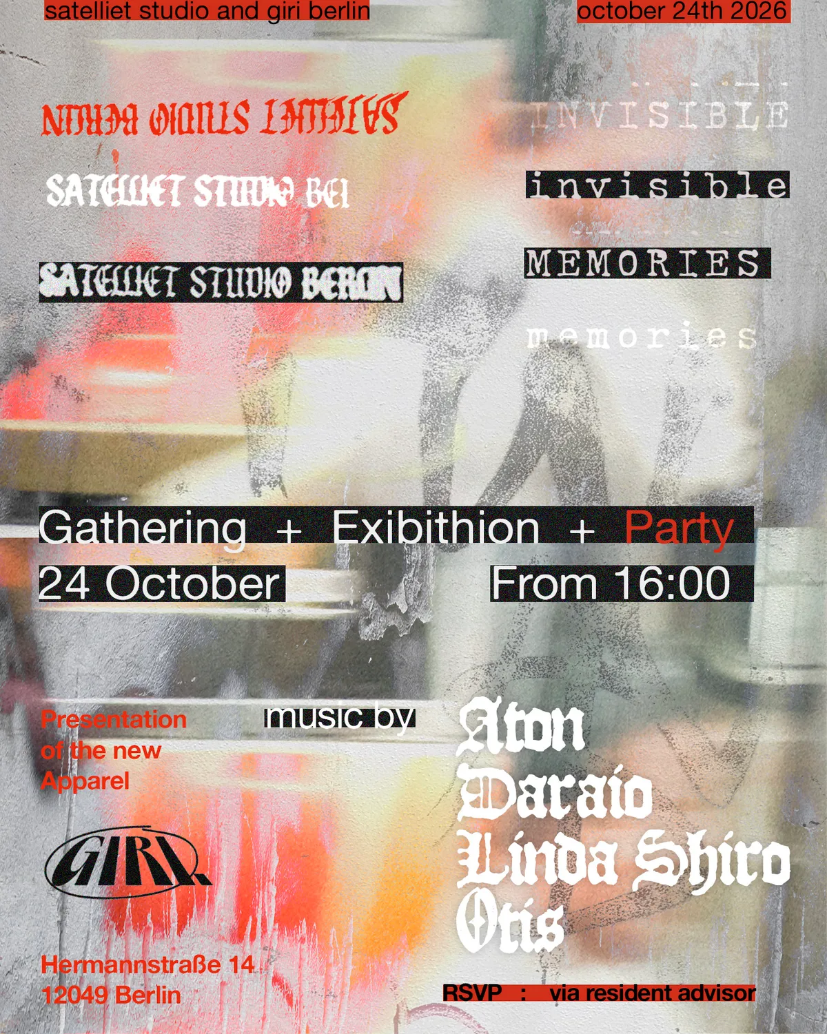 Satelliet Studio at Giri flyer