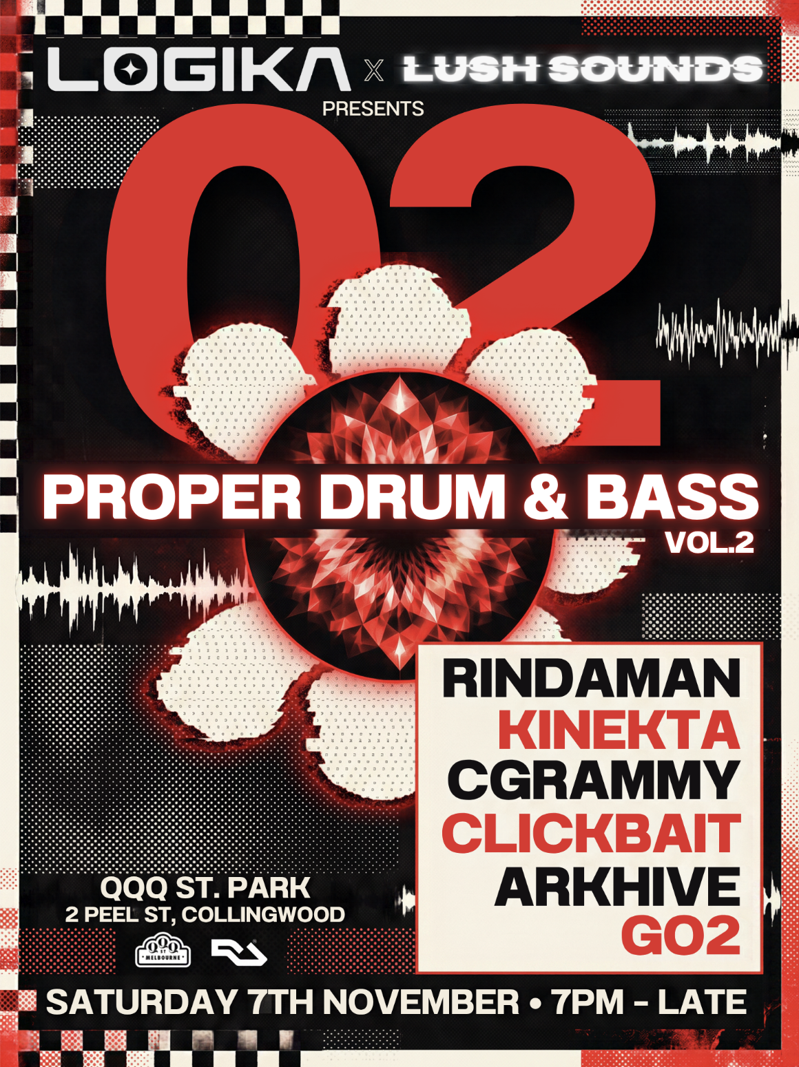 PROPER DRUM & BASS Vol. 2 at QQQ ST. Park flyer