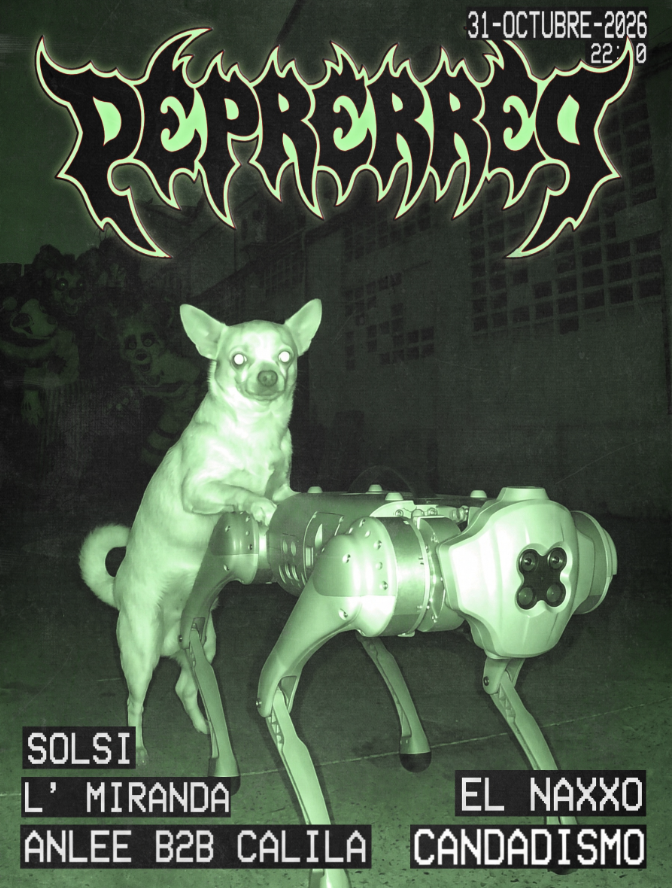 DEPRERREO : NOCHE DE TERROR! AUUU at El Pumarejo Barcelona flyer