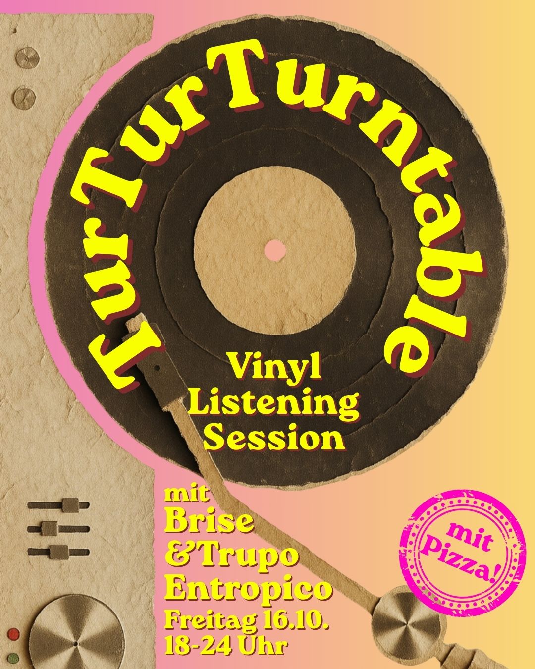 Turtur Turntable - Vinyl Listening Session at Turtur flyer