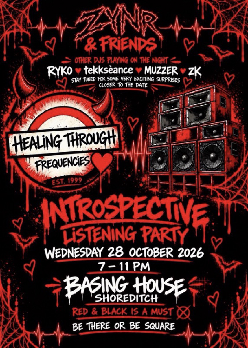 Introspective EP Listening Party – ZYNR & Friends at Basing House flyer