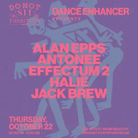 Secret Thursdays at Do Not Sit On The Furniture flyer