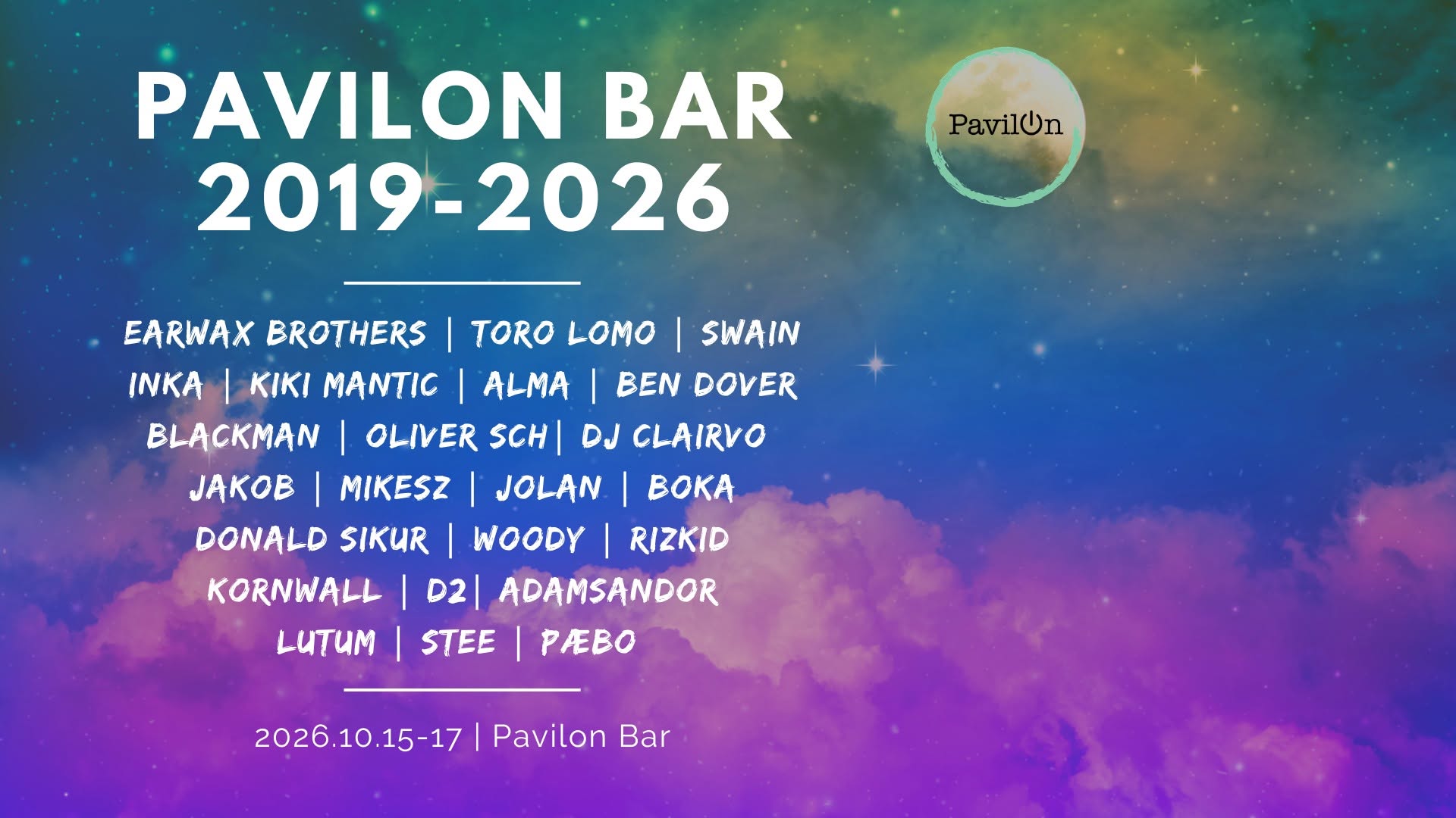 Pavilon Bar Closing Party 2019-2026 at Pavilon flyer