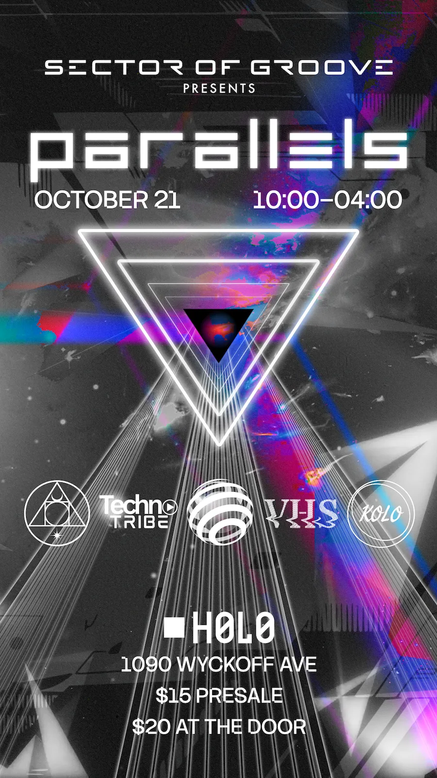 PARALLELS at H0L0 flyer