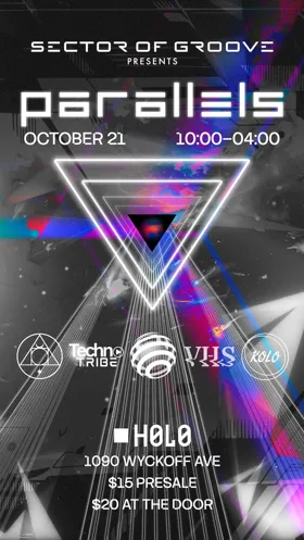 PARALLELS at H0L0 flyer