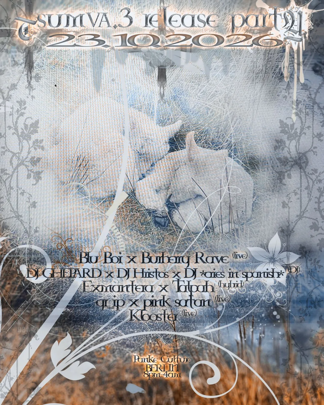 TSUMVA.3 Release Party feat. exmantera, Talpah, Blu Boi at Panke flyer