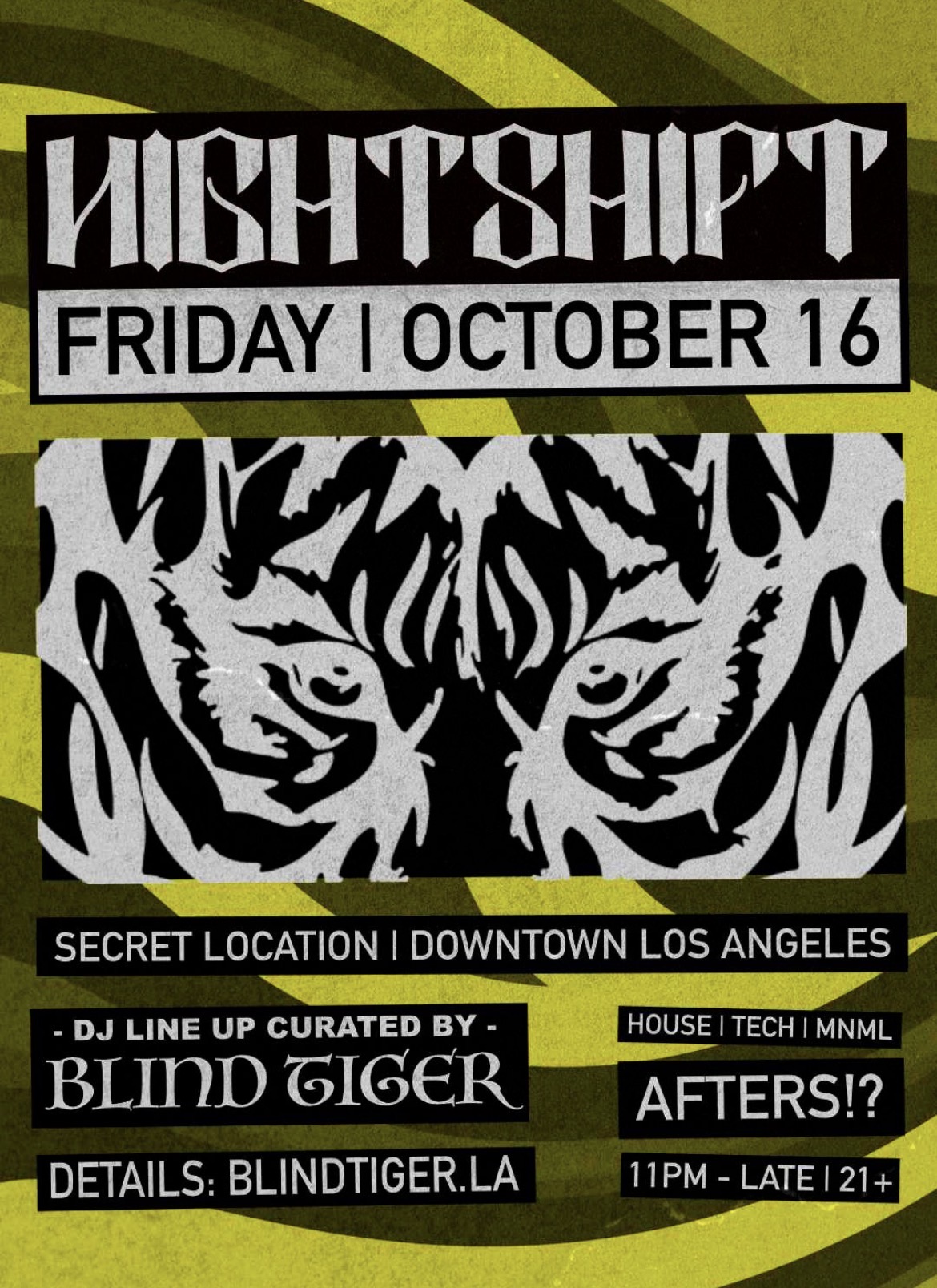 NIGHTSHIFT AFTER HOURS at The Lexington flyer