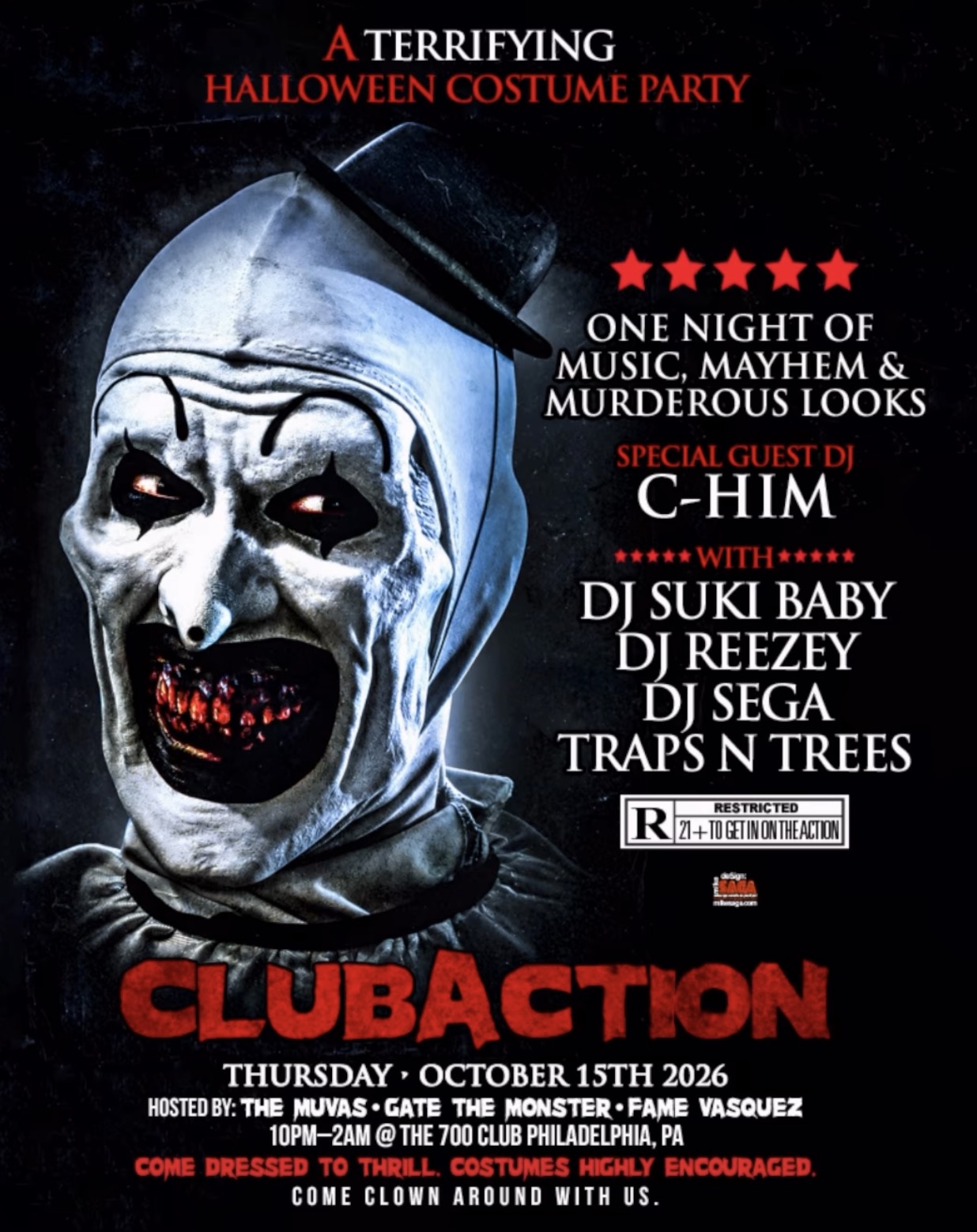 Club Action at The 700 flyer