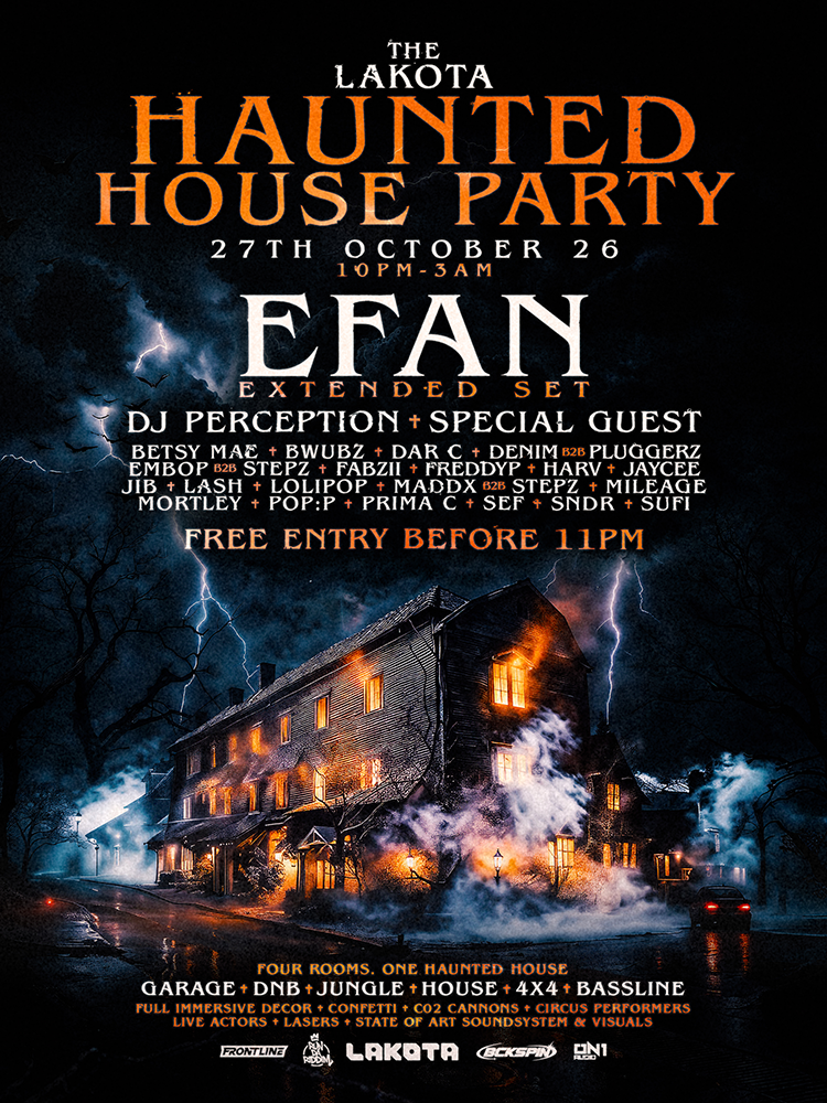 The Lakota Haunted House Party at Lakota flyer
