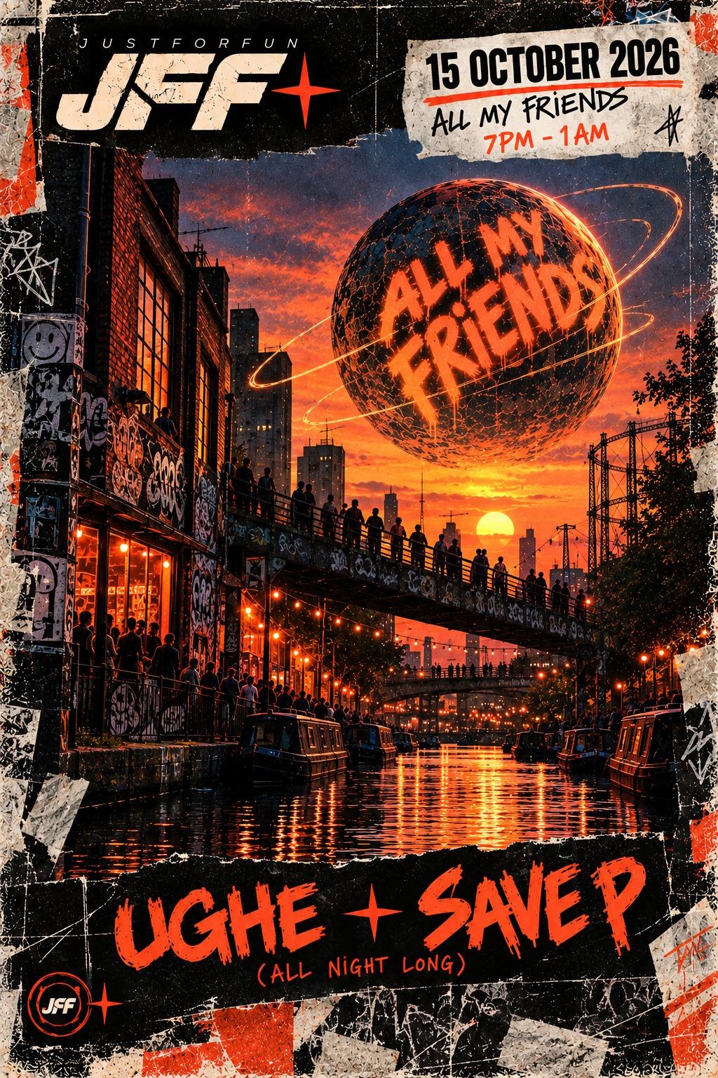 JFF x All My Friends (FREE TICKET) at All My Friends flyer