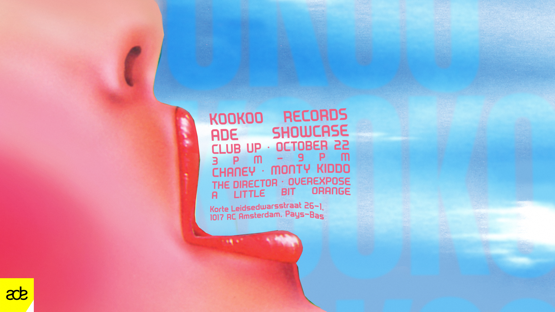 KOOKOO RECORDS ADE Showcase at Club Up flyer