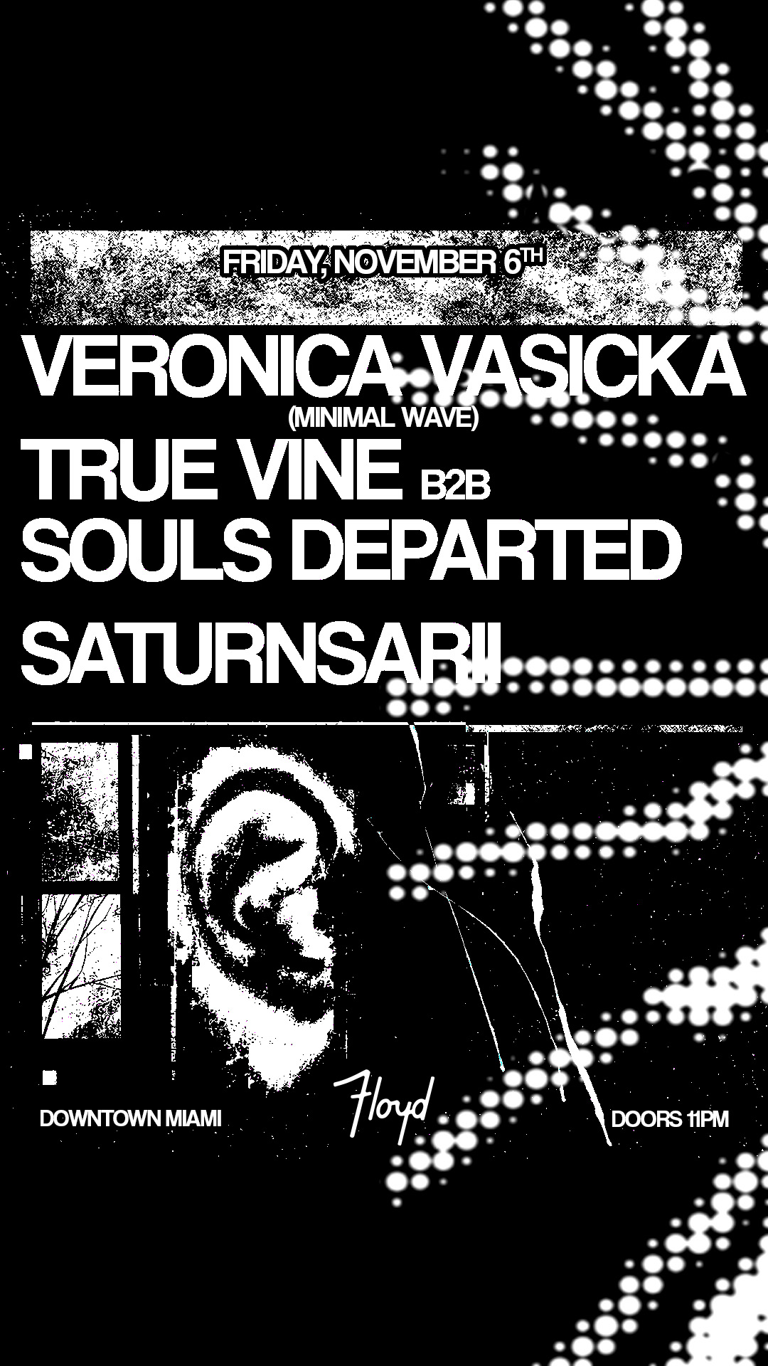 Veronica Vasicka [Minimal Wave] at Floyd Miami flyer