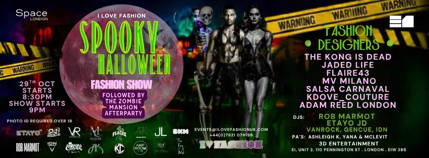The Spooky Halloween at E1 flyer