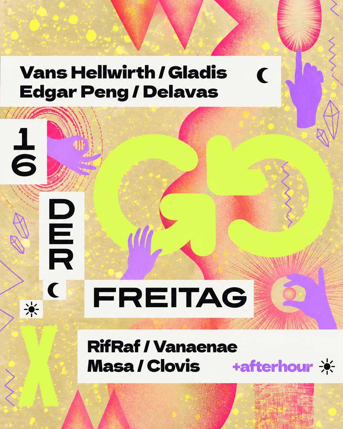 Klubnacht + Afterhour at Golden Gate flyer