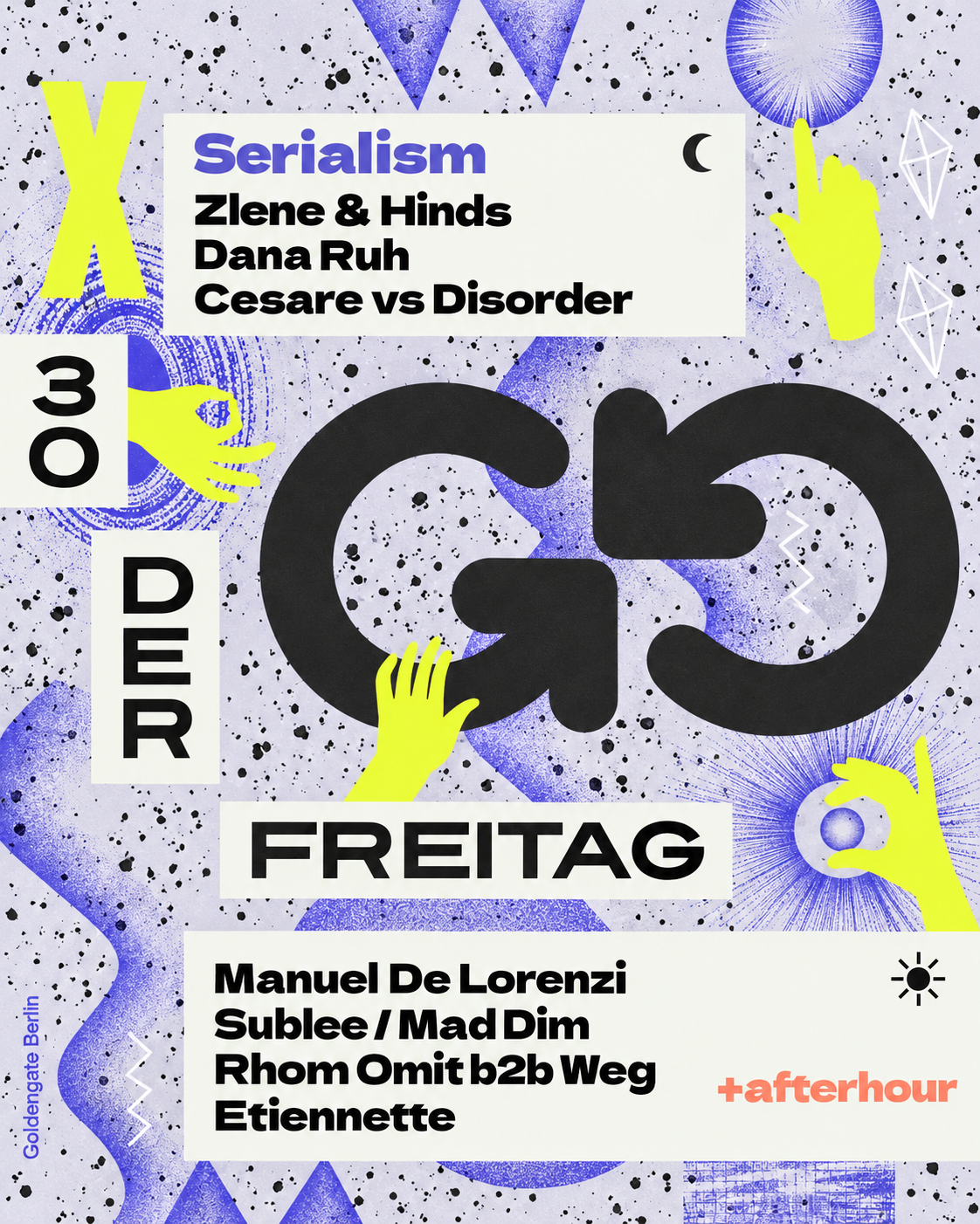 Serialism + Afterhour at Golden Gate flyer