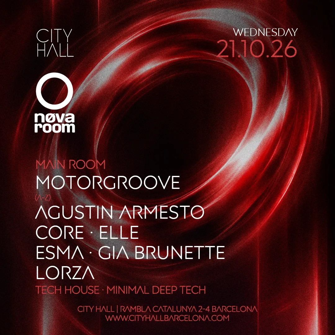 NØVAROOM - MINIMAL DEEP TECH SET  at Disco City Hall flyer