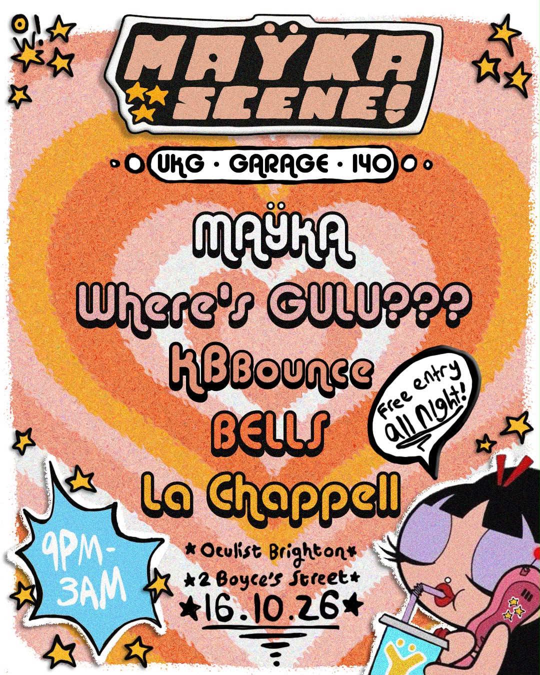 Maÿka Scene @ Oculist at Oculist flyer
