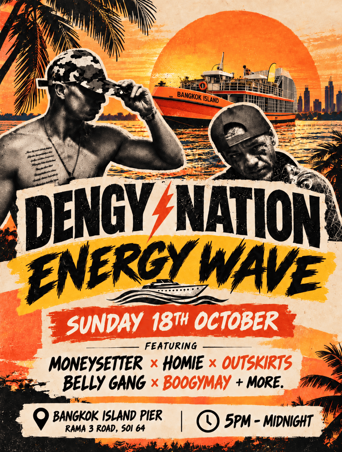 ENERGY WAVE at Bangkok Island flyer