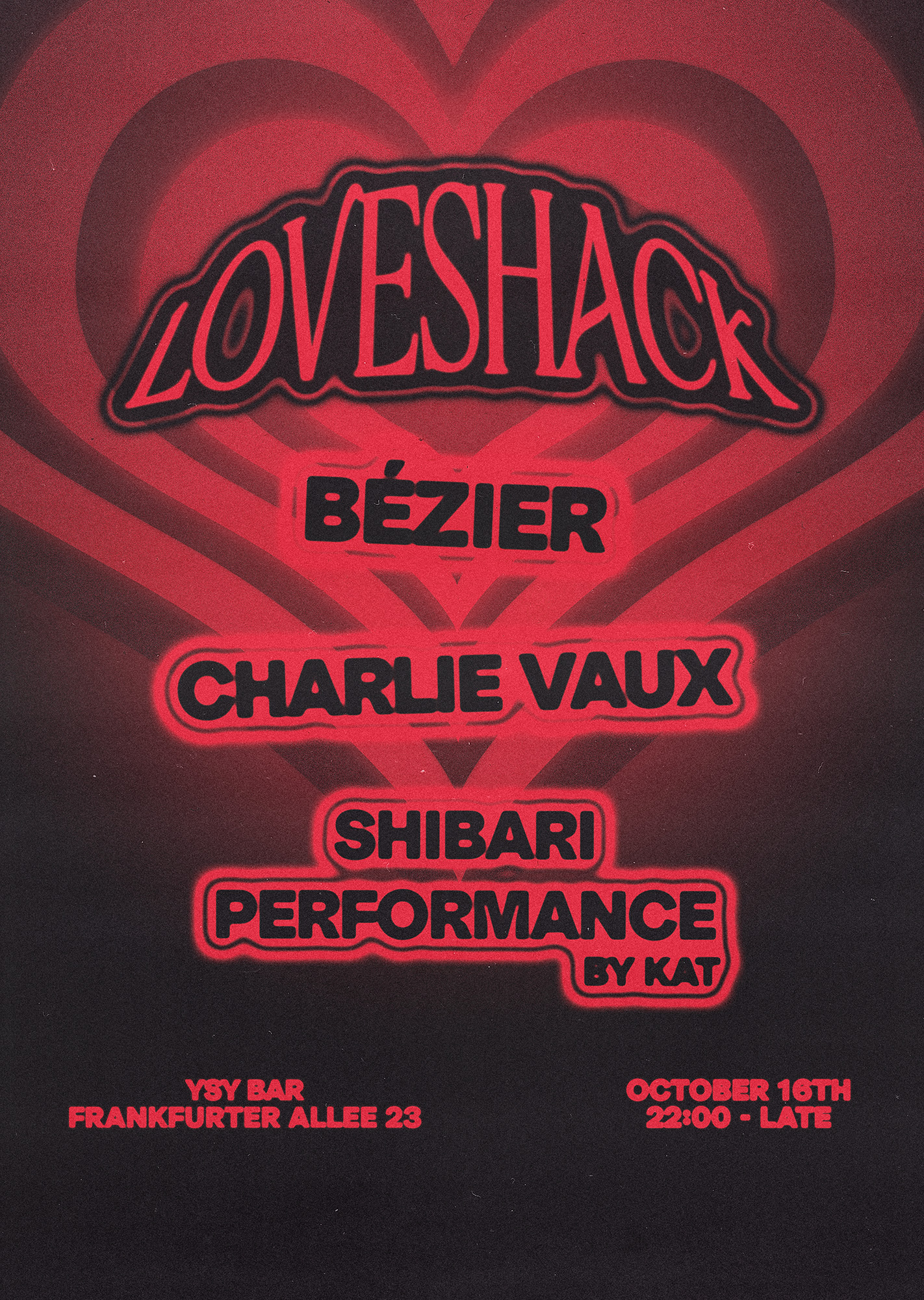 LOVESHACK at YSY flyer