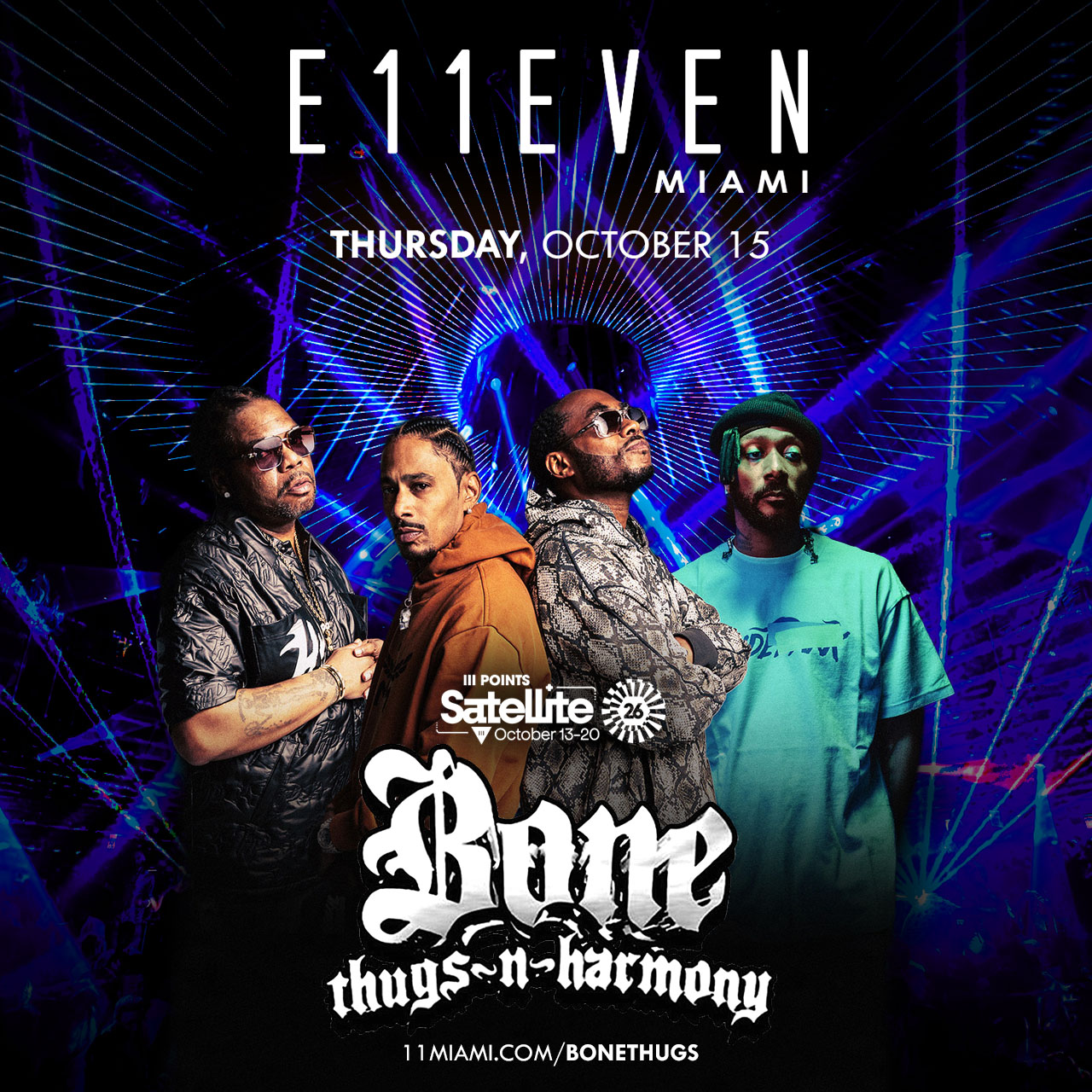 Bone Thugs-n-Harmony at E11EVEN at E11EVEN MIAMI flyer
