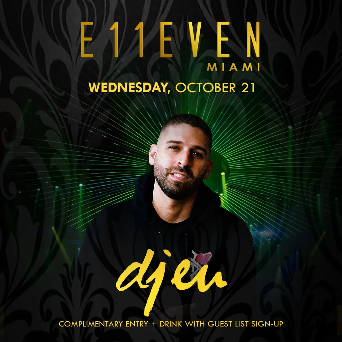 DJ EU at E11EVEN at E11EVEN MIAMI flyer