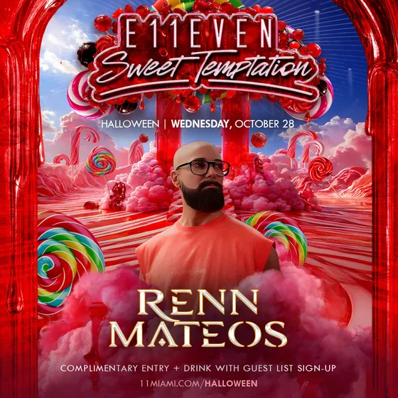 E11EVEN Halloween Week ft Renn Mateos at E11EVEN MIAMI flyer