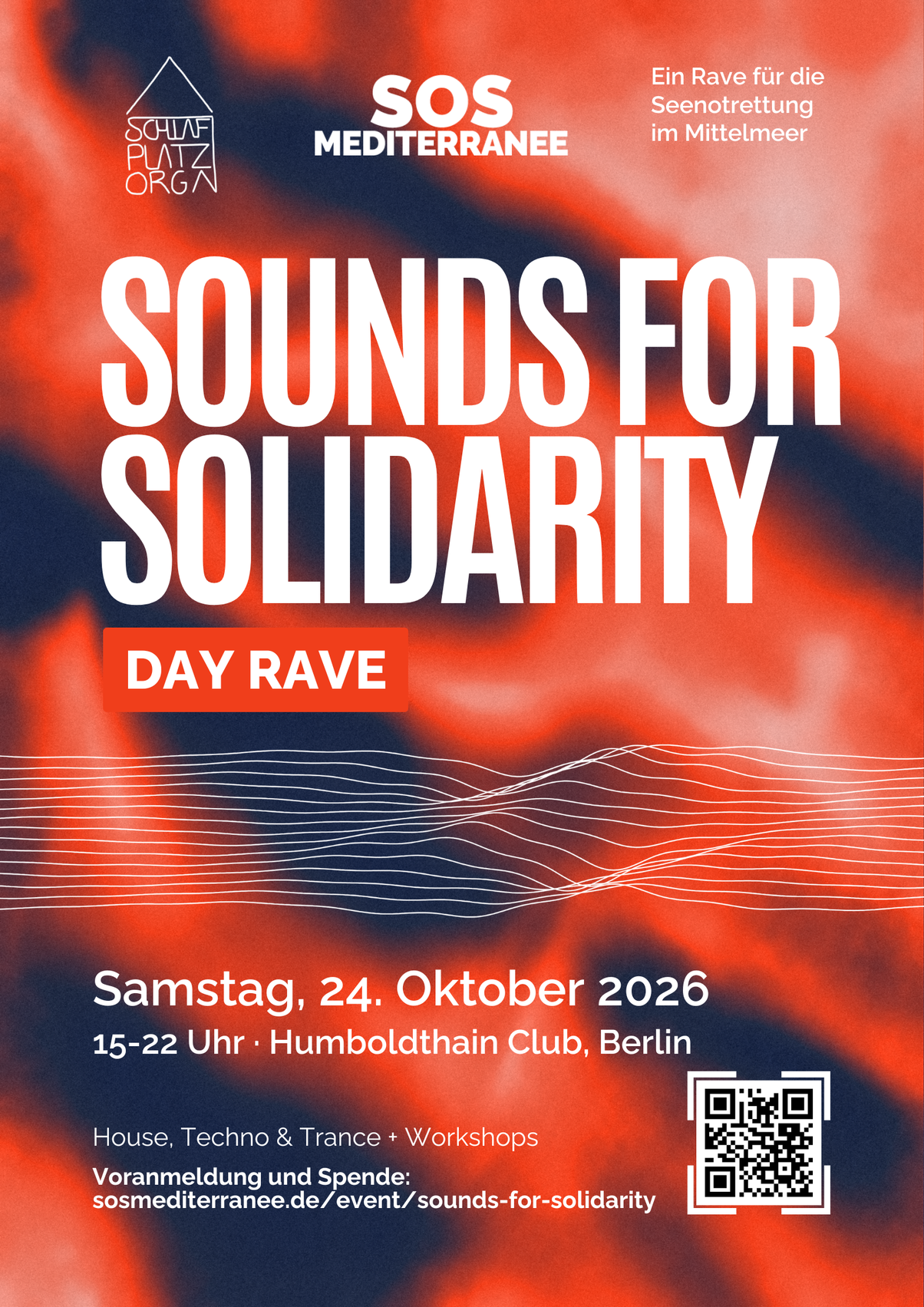 Sounds for Solidarity / DAY RAVE at Humboldthain Club flyer