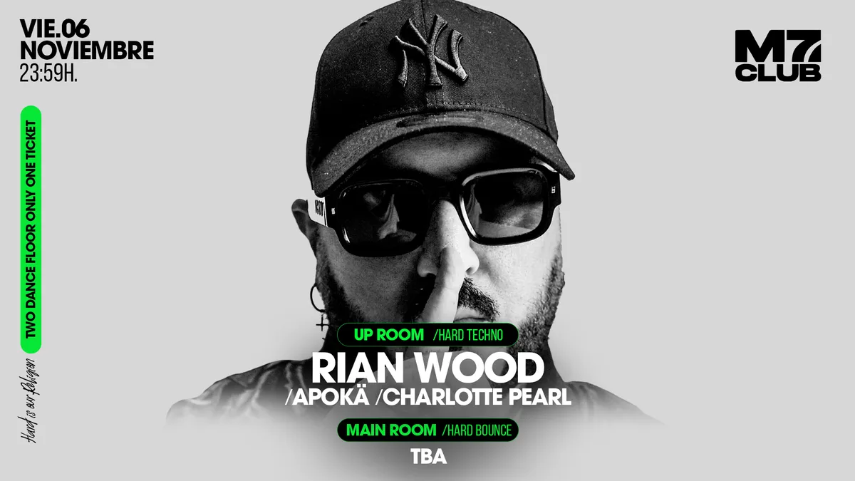 M7 presenta [Up Room] Rian Wood, Apokä & Furious Cris at M7 Club Barcelona flyer