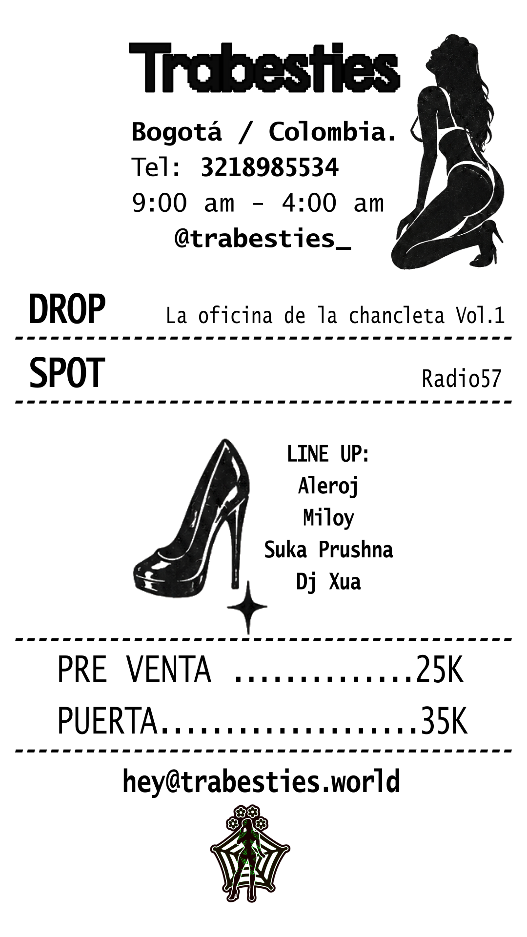 La Oficina De La Chancleta Vol.1 @Radio57 at TBA - Calle 57 #9-37 flyer