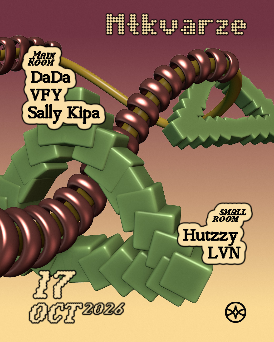 DaDa • VFY • SALLY KIPA • Hutzzy • LVN at Mtkvarze flyer