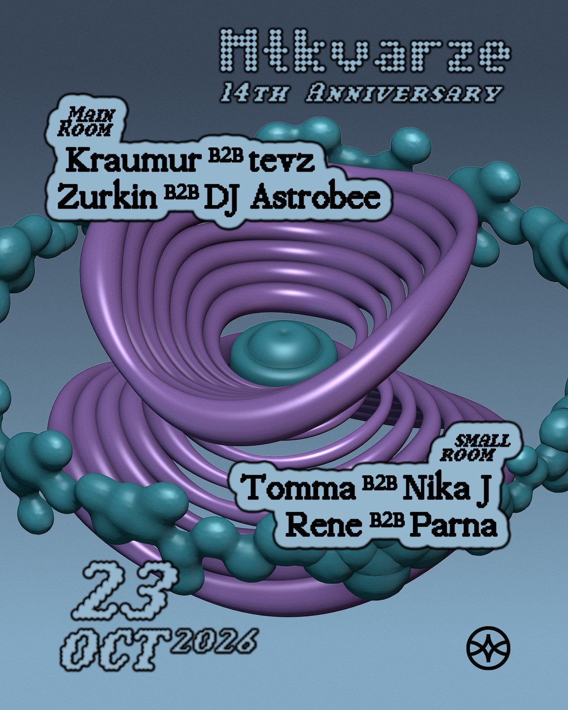 Mtkvarze 14th Anniversary at Mtkvarze flyer