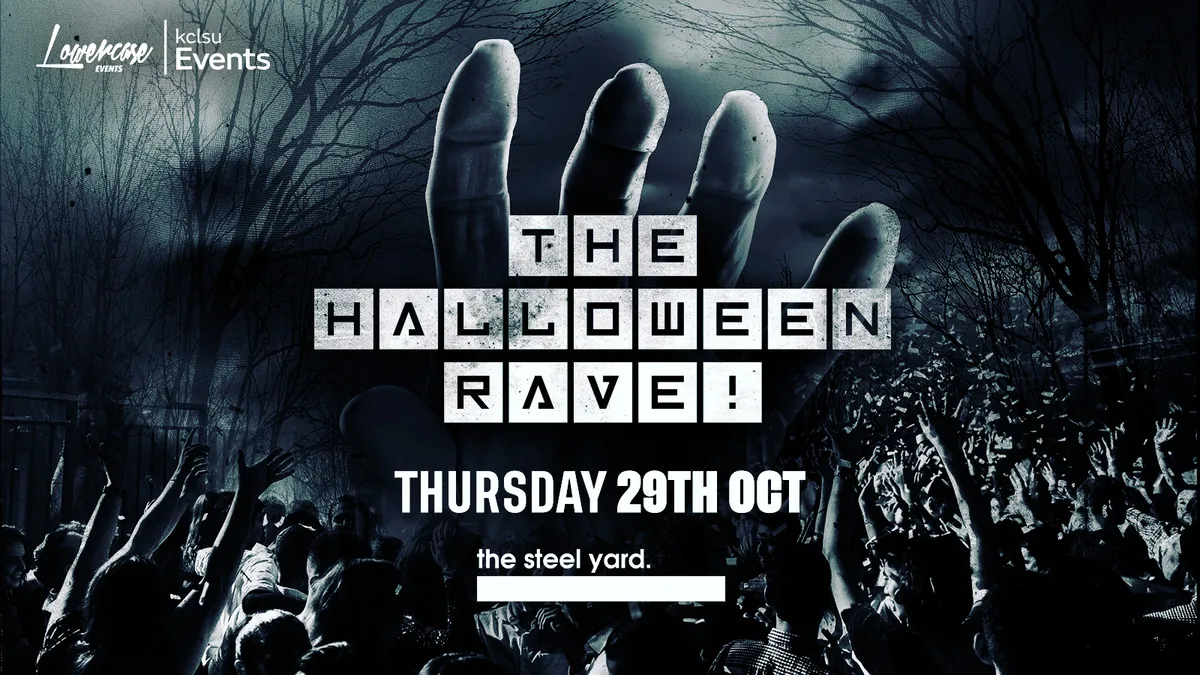 The Halloween Rave at The Steel Yard flyer