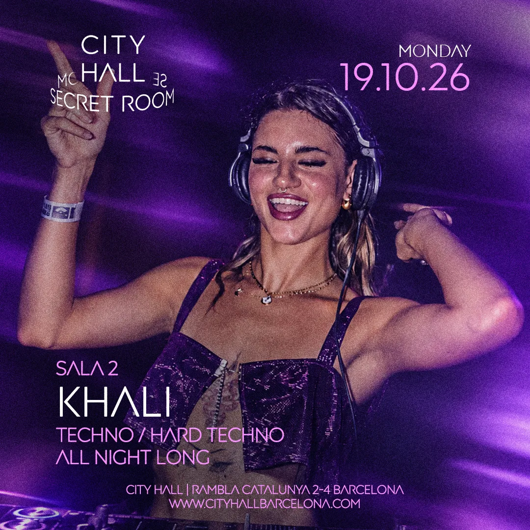 KHALI I SECRET ROOM I ALL NIGHT LONG at Disco City Hall flyer