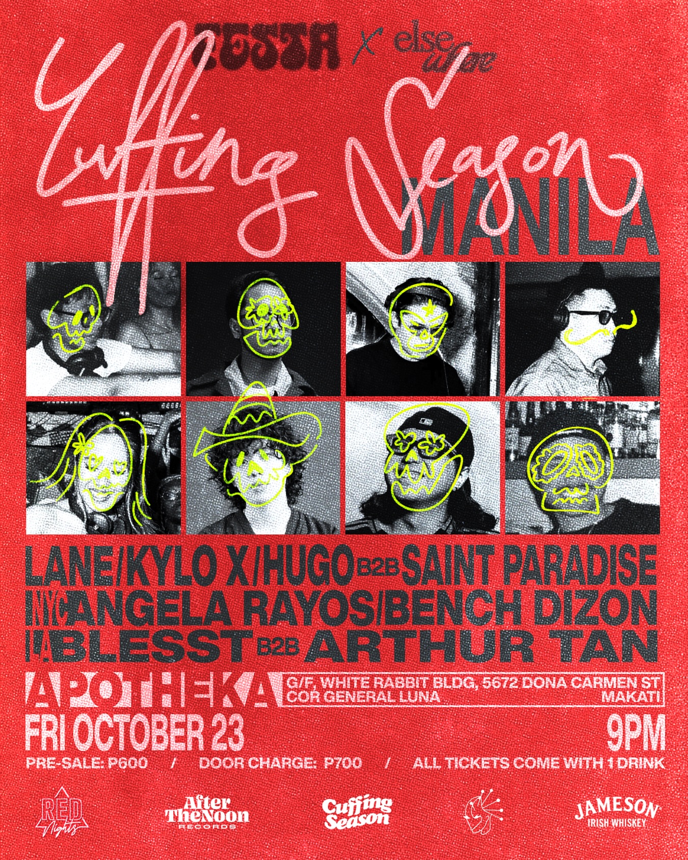 Festa and Elsewhere present: Cuffing Season Manila at Apotheka flyer