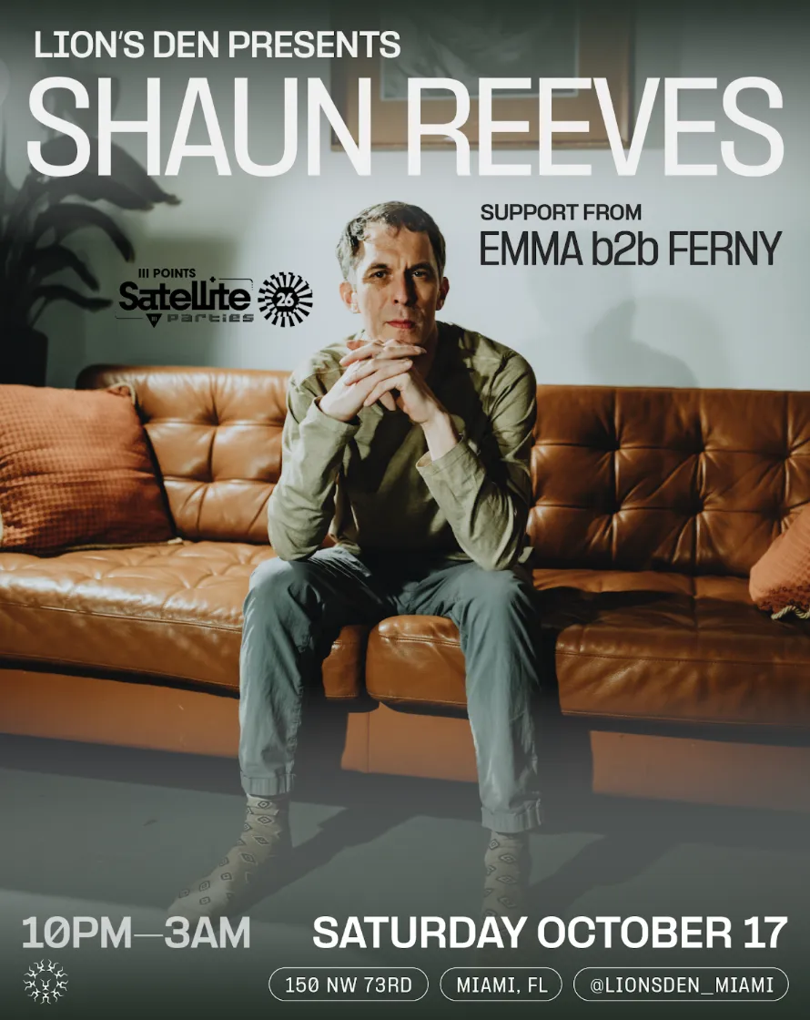 Shaun Reeves, Emma B2B Ferny at Lion's Den flyer