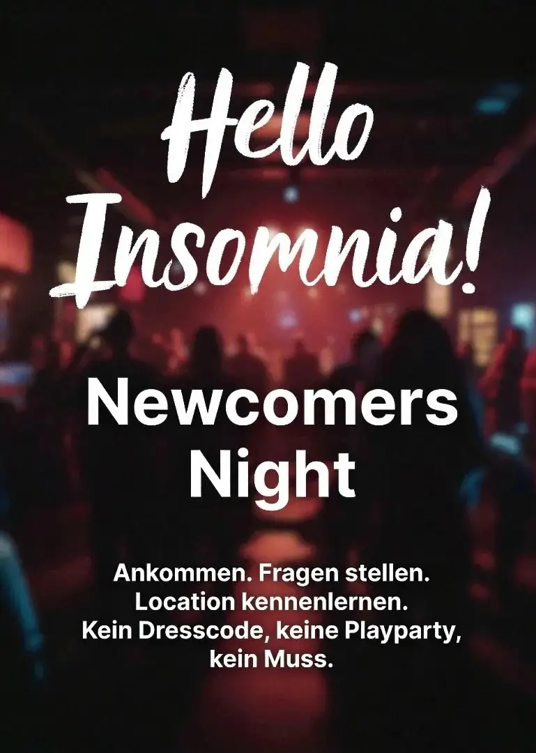 Hello Insomnia at INSOMNIA Berlin flyer