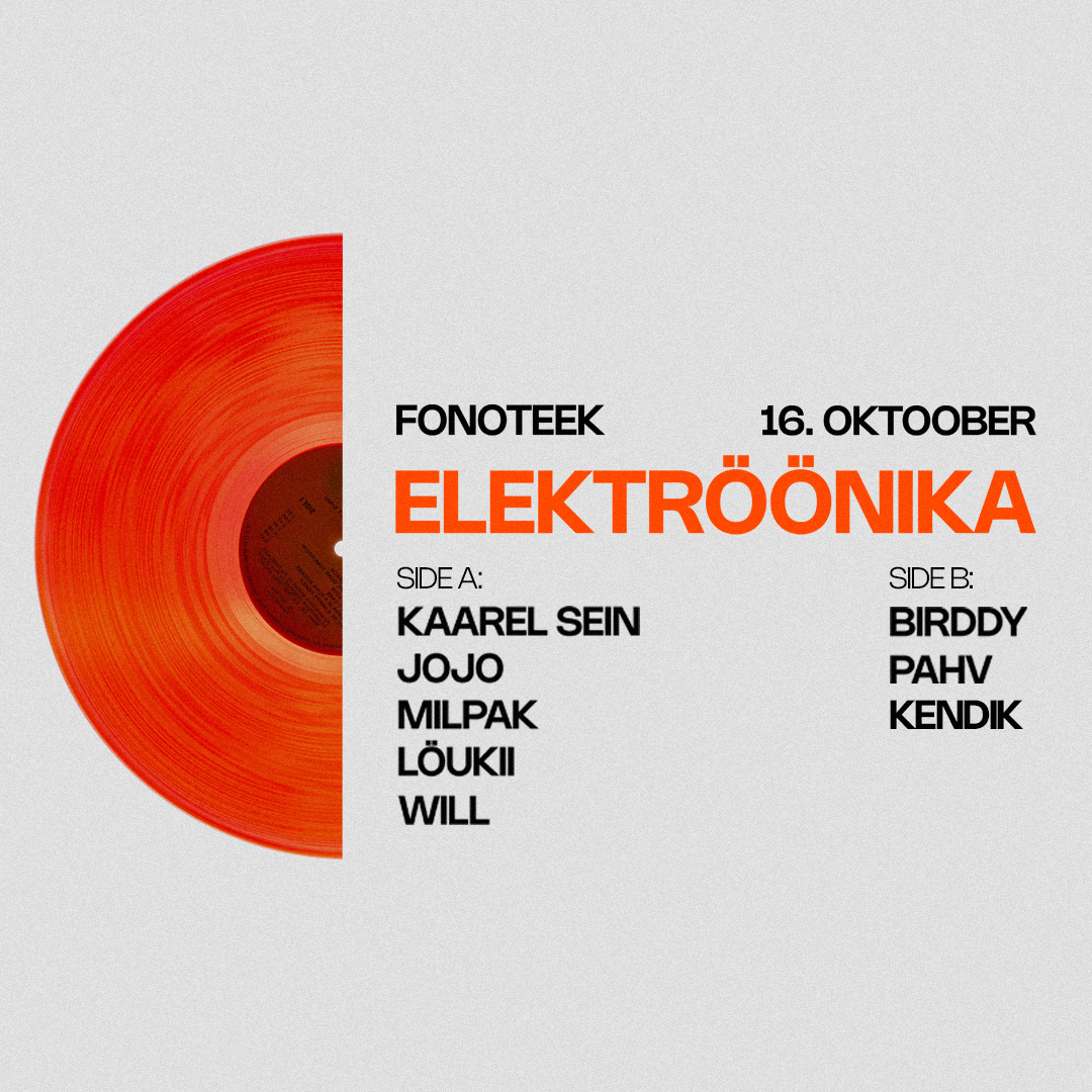 Elektröönika 2nd Birthday Bash at Fonoteek flyer