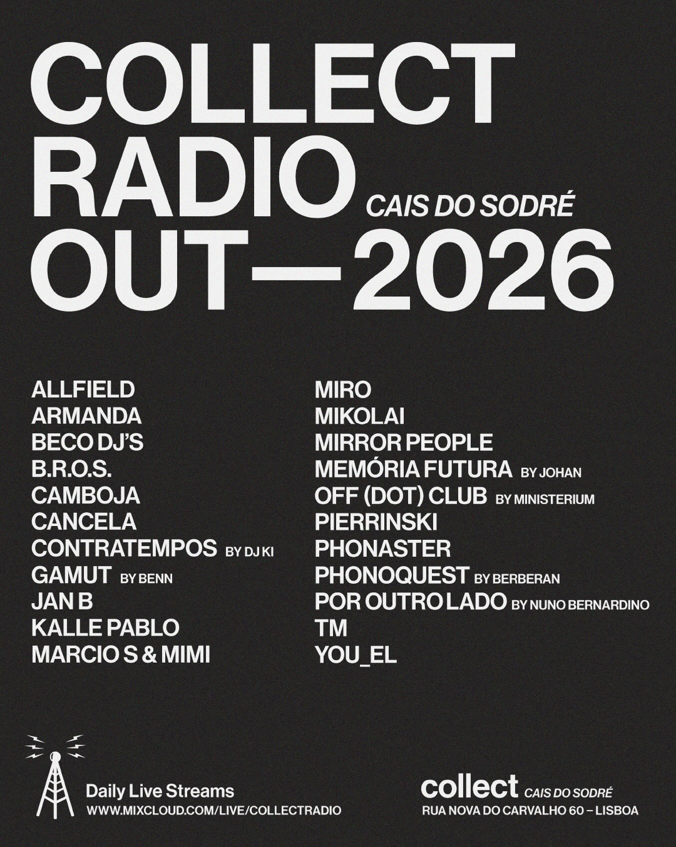 COLLECT w/ PIERRINSKI at Collect - Cais do Sodre flyer