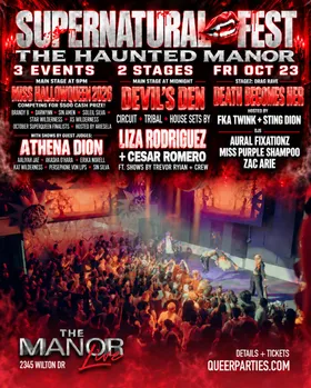 Supernatural Fest at The Manor Complex flyer