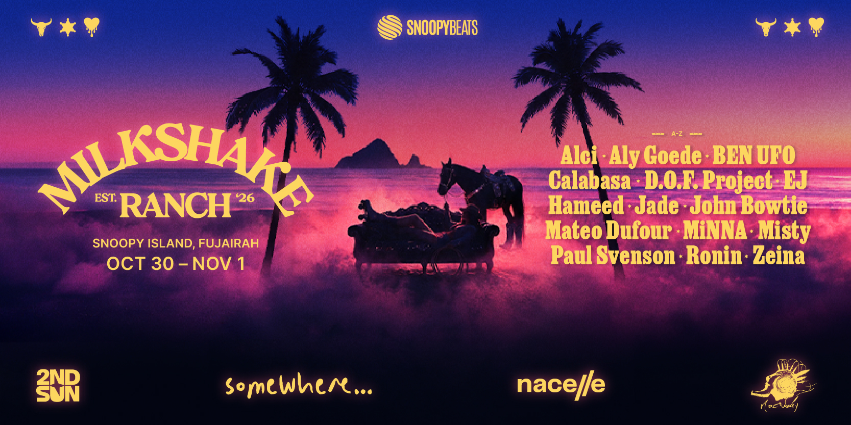Milkshake Ranch By Snoopy Beats at Sandy Beach Hotel & Resort flyer