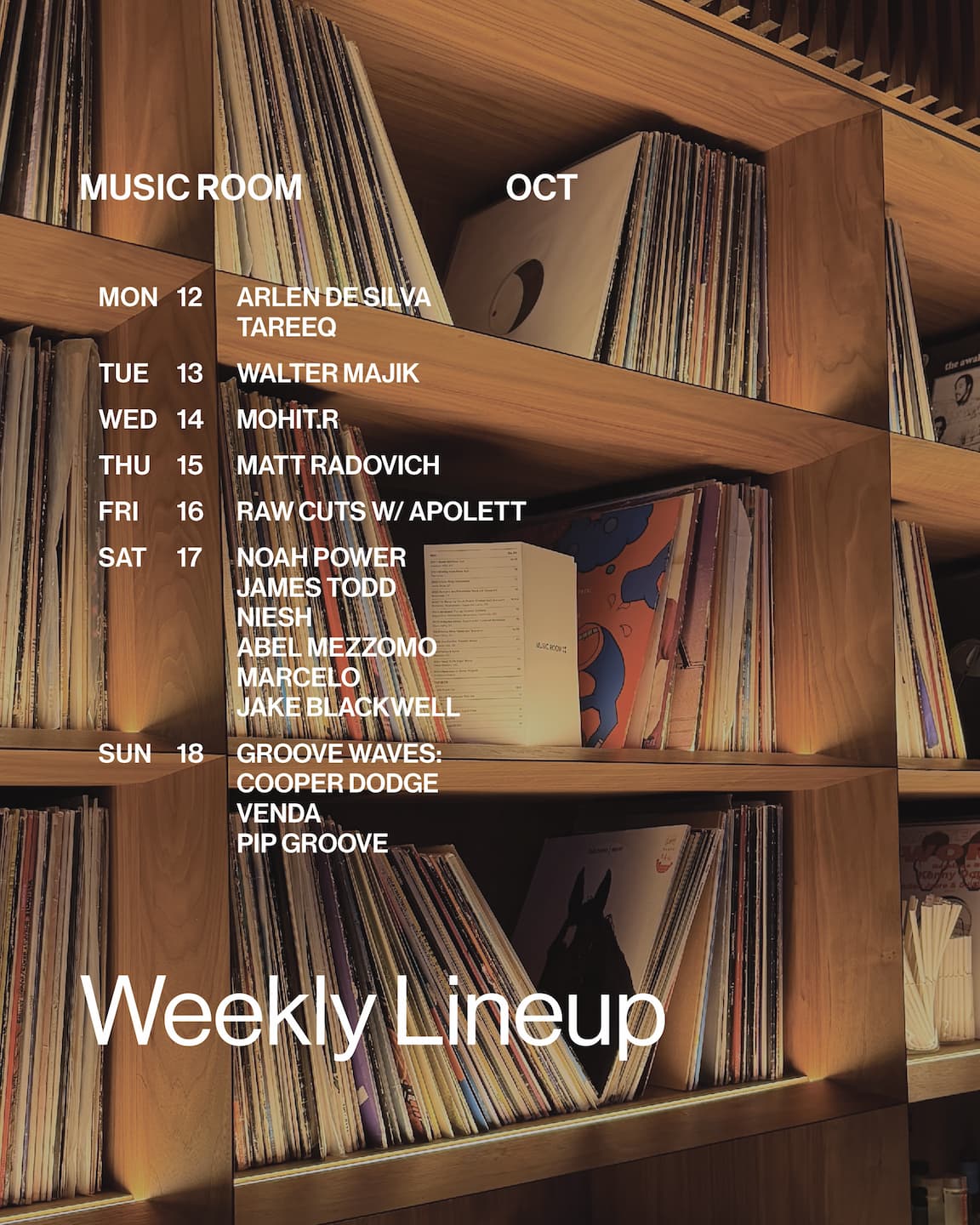 Raw Cuts w. Apolett at Music Room flyer
