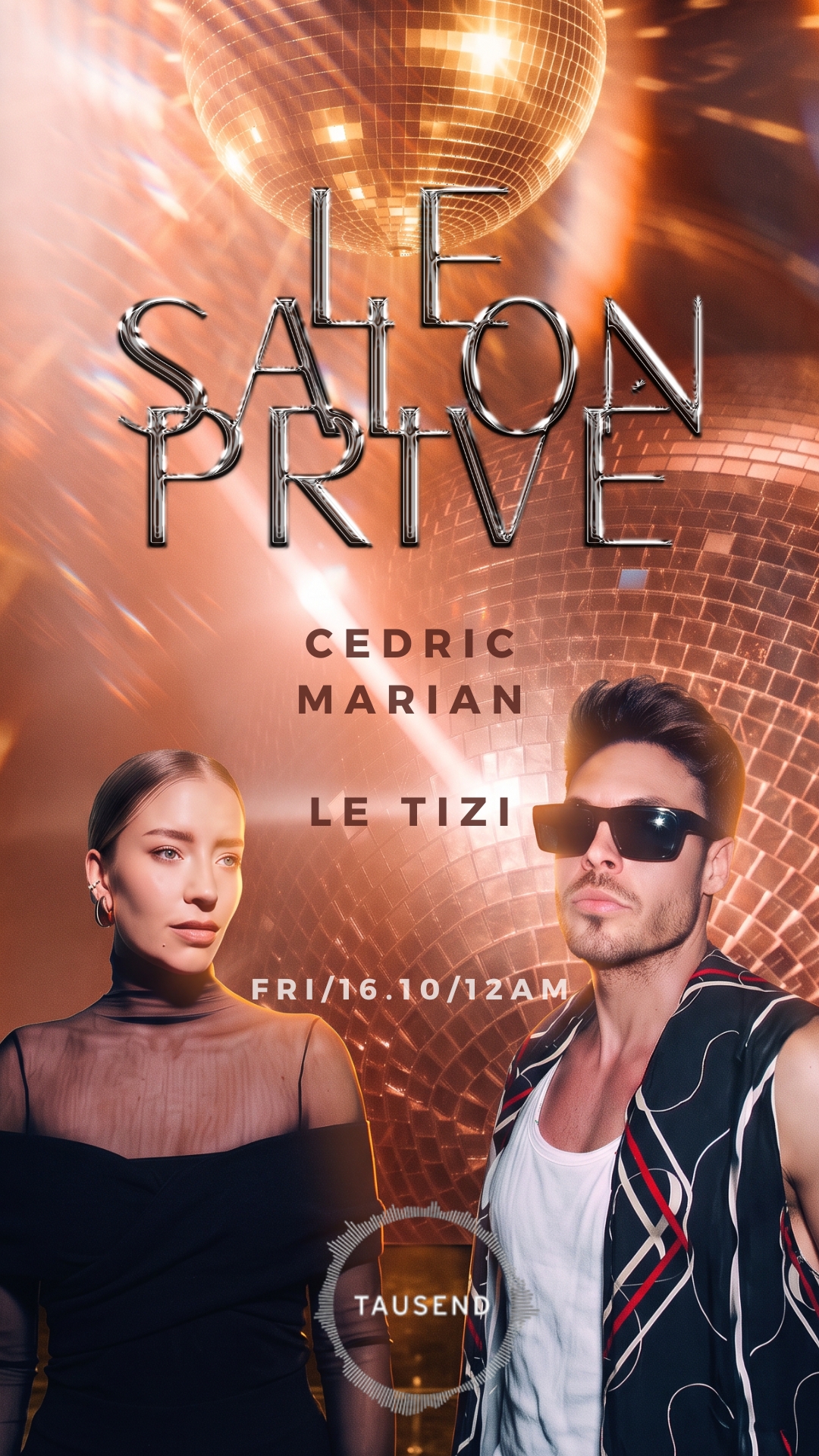Le Salon Privé: Cedric Marian - Le TIZI at Tausend flyer