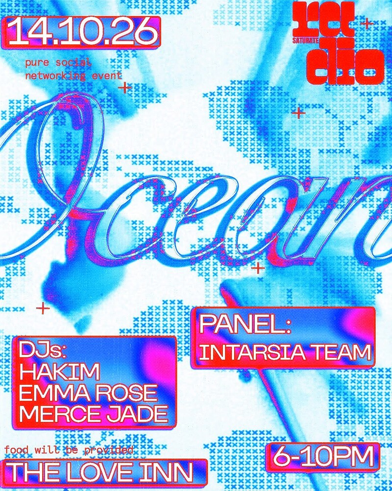 INTARSIA Panel Discussion at The Love Inn flyer