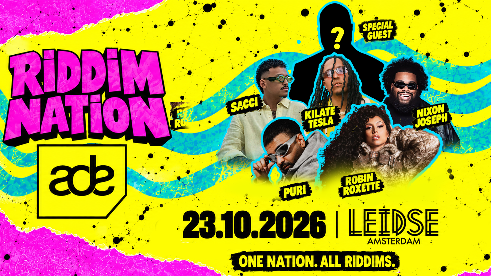 ADE 2026: RIDDIM NATION brings Caribbean heat to ADE at Club Leidse flyer